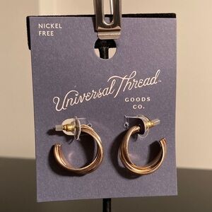 Universal Thread Gold-Tone Hoop Earrings
